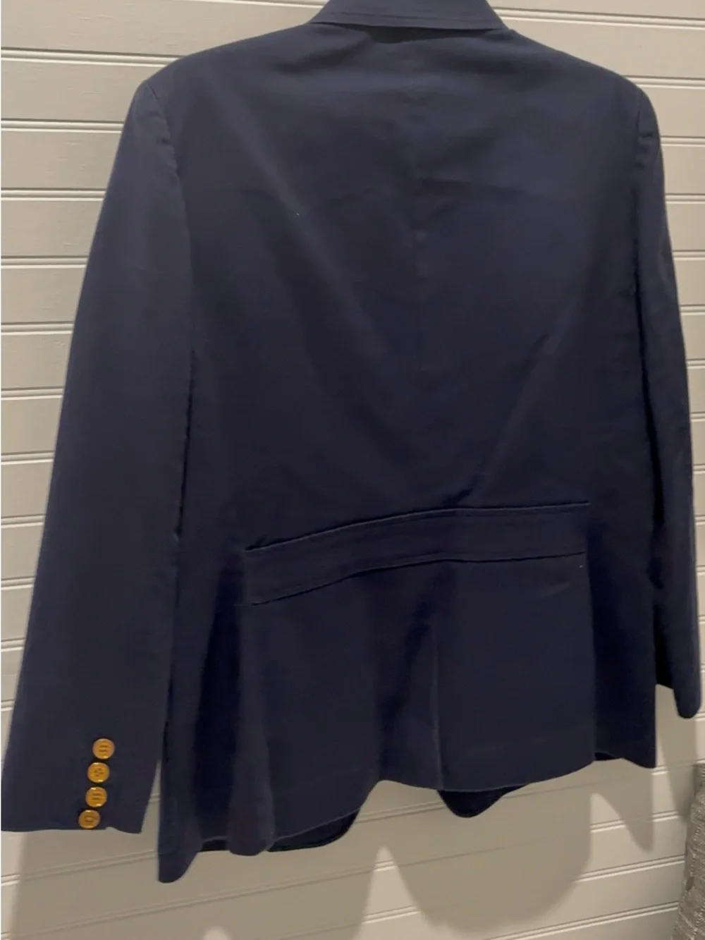 Ralph Lauren Navy Blazer with Embroidered Crest - Picture 5 of 7